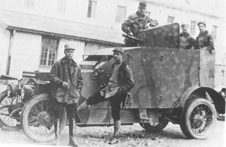 Peugeot pantserwagen voor het franse leger