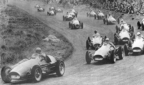 Ferrari-raceauto's in de Formule 1 in de jaren 50